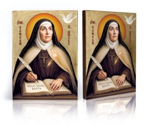 Ikona z certyfikatem Święta Teresa z Avilii