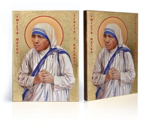 Ikona z certyfikatem Święta Teresa z Kalkuty