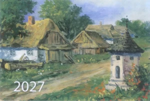 Kalendarz katolicki 2027 trójdzielny - kapliczka