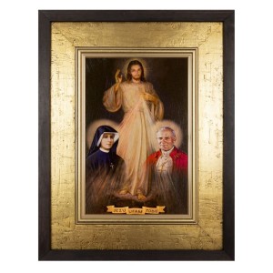 Obraz Jezus Miłosierny tryptyk