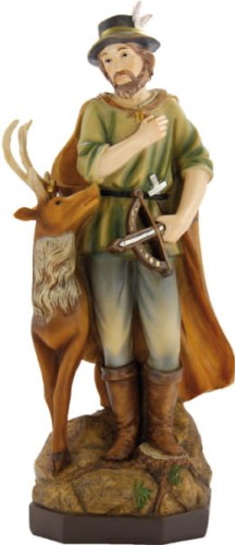  Figura z żywicy Święty Hubert H107 - różne wielkości 