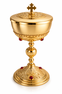 Puszka liturgiczna złocona S-203