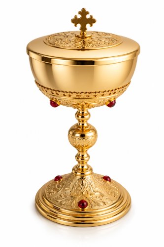 Puszka liturgiczna złocona S-203