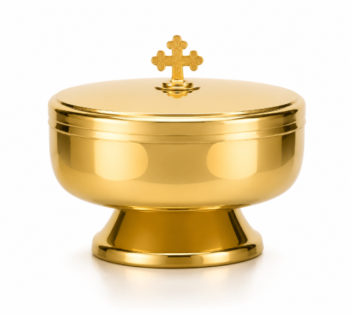 Puszka liturgiczna mała na komunikanty 557