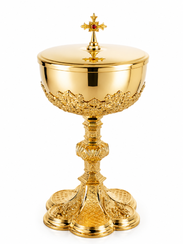 Puszka liturgiczna złocona S-201