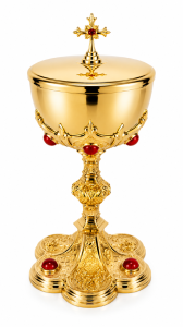 Puszka liturgiczna złocona S-200