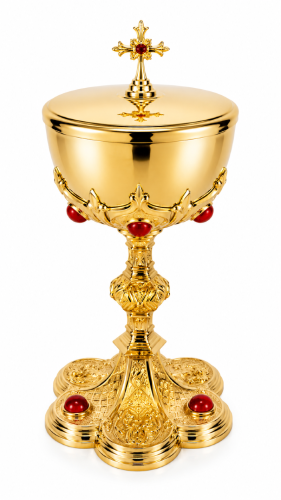 Puszka liturgiczna złocona S-200