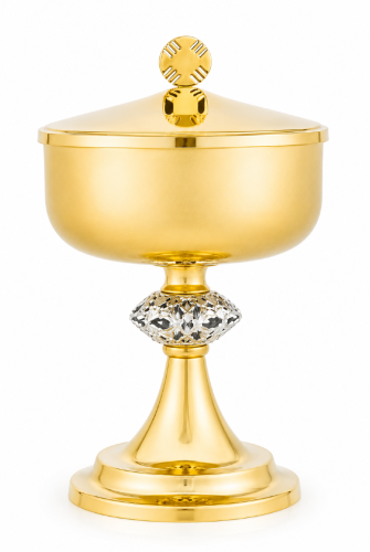 Puszka liturgiczna złocona PS004