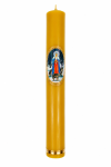 Prawdziwa gromnica z wosku pszczelego 100% – Matka Boża Gromniczna | 28 cm