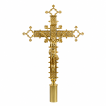 Krzyż mosiężny procesyjny 0625-III