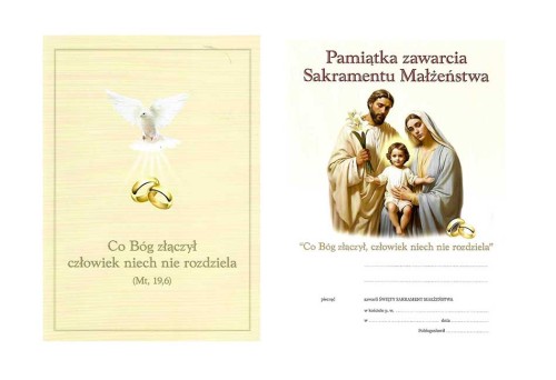 pamiątka zawarcia sakramentu małżeństwa-1