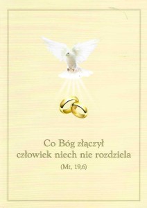 Teczka A5 "Co Bóg złączył...."