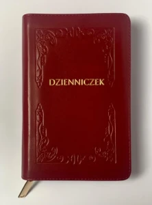 Dzienniczek s. Faustyny (mały bordowy)