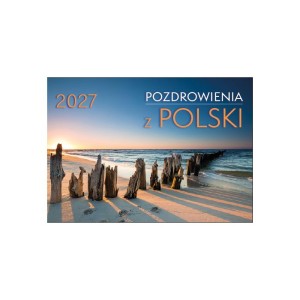 Kalendarz ścienny 2027 - Pozdrowienia z Polski