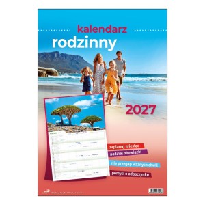 Kalendarz ścienny 2027 - Rodzinny DUŻY