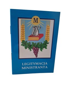 Legitymacja Ministranta forma książeczki