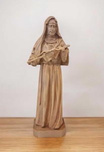 Święta Rita 28 cm - rzeźba figura drewniana