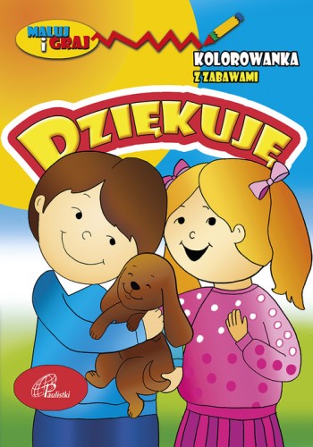 Dziękuję – kolorowanka-1