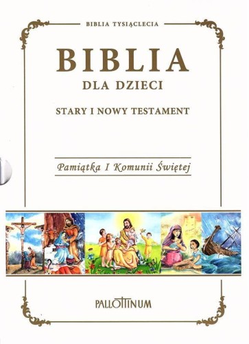 Biblia Tysiąclecia dla dzieci Pamiątka I Komunii Świętej - etui-1