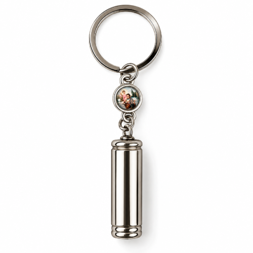 Brelok metalowa minifigurka Święty Antoni 4 cm-1