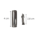 Brelok metalowa minifigurka Święty Antoni 4 cm-3