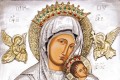 Ikona Koronowanej Matki Bożej Nieustającej Pomocy, ręcznie malowana, srebrzona i złocona-5