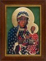 Matka Boska Częstochowska – obraz w ceramice żywicznej-2