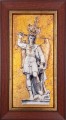 Obraz Archanioł Michał – ceramika żywiczna, 27 × 15,5 cm-2