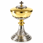 Puszka liturgiczna „Vinetum” – mosiądz złocony i niklowany