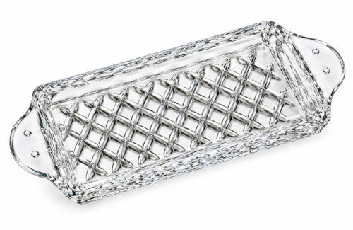 Tacka na ampułki 21 × 8,5 cm – szklana, dekoracyjna