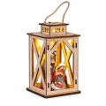 Święta Rodzina – świecąca latarnia na roraty, zawieszka LED, 15 cm-3