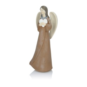Figurka anioła z sercem – 23 cm