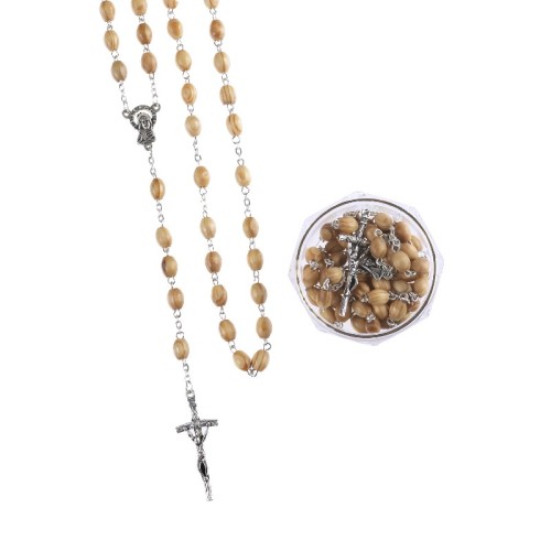 Różaniec drewniany 8 mm – w pudełku