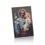 Obrazek św. Józefa z Dzieciątkiem Jezus – 10 × 15 cm
