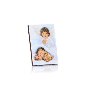Obrazek – Anioł Stróż – 7 × 10 cm
