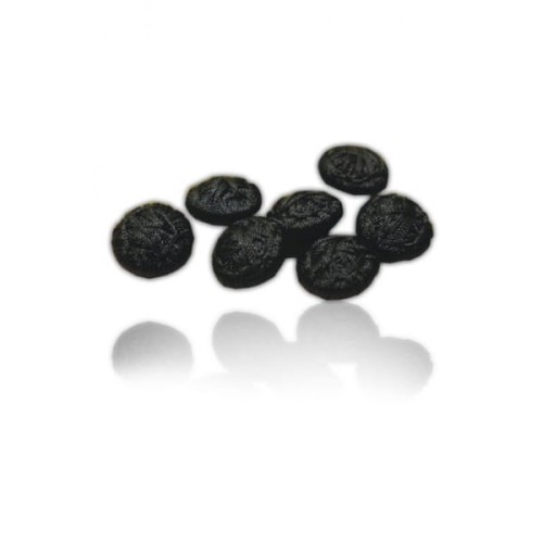 Czarny guzik do sutanny