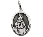 Medalik srebro 925 laser Matka Boża Fatimska z Krzeptówek