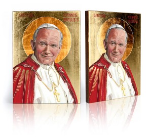 Ikona z certyfikatem - Jan Paweł II