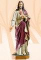  Serce Pana Jezusa figura 100 cm - kolor naturalny-2