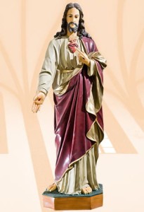 Serce Pana Jezusa figura 100 cm