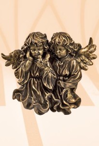 Anioły z szatą 936 - 29x35 cm