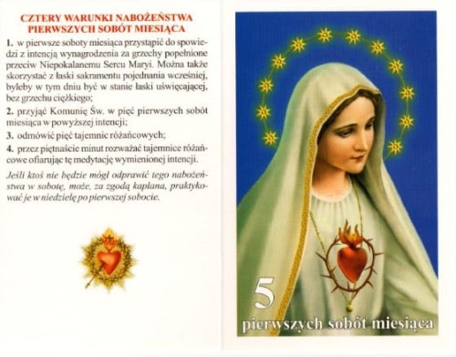 5 pierwszych sobót miesiąca. Modlitwa-1
