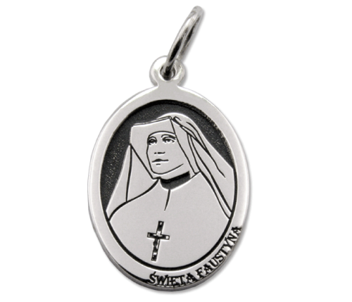 medalik ze św. Faustyną