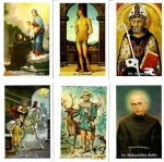 Obrazek - mix świętych  - zestaw 30 sztuk