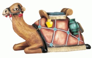 Wielbłąd - figura do Szopki Bożonarodzeniowej 140x75cm/SI 318