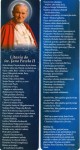 Litania do św. Jana Pawła II - zakładka do książki
