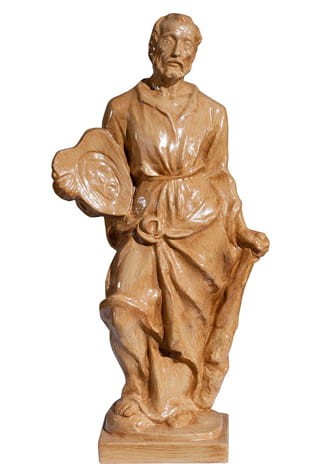  Święty Juda Tadeusz figura - drewnopodobny - 33 cm-1