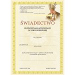 Świadectwo ukończenia katechizacji w szkole średniej