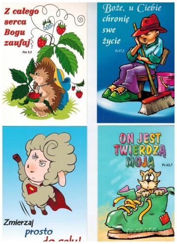 Zestaw kartek pocztowych - Kolorowe-1