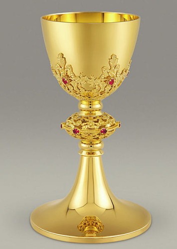 Kielich współczesny z filigranowymi zdobieniami U-014-1